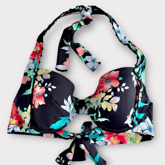 Tommy Bahama Floral Springs Underwire Halter Top